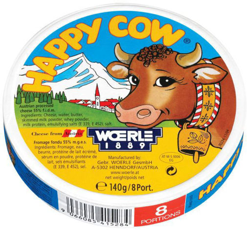 Slika Topljeni sir Happy Cow Regular 140g