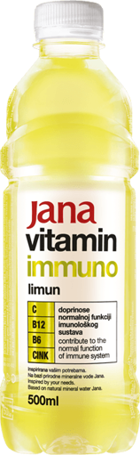 Slika Jana vitamin Immuno 0.5l Lemon