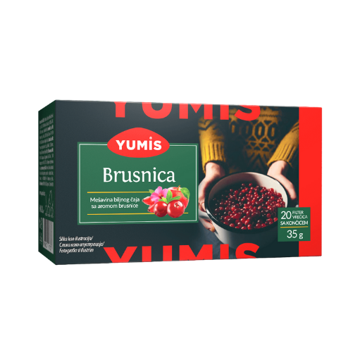 Slika Čaj brusnica 35g Yumis