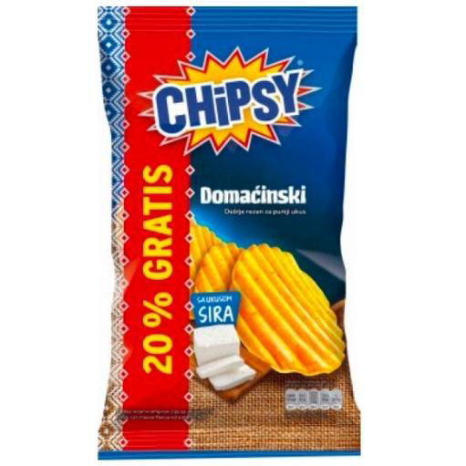 Supermarketi Plitvice Chipsy Domacinski Sir 160g 32g