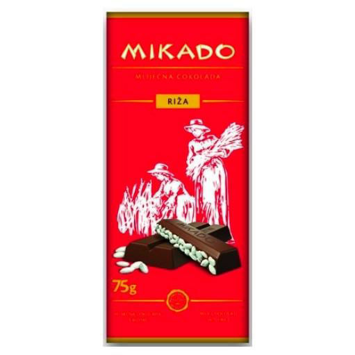 Slika Mikado čokolada sa rižom 75 g Zvečevo