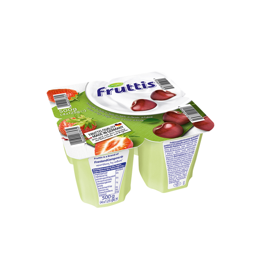 Slika Fruttis jagoda trešnja 1x125g
