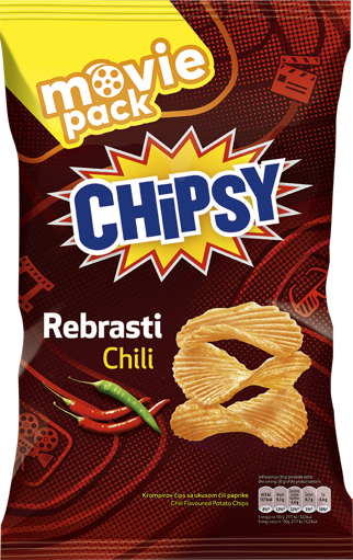 Slika Čips rebrasti chili 95g