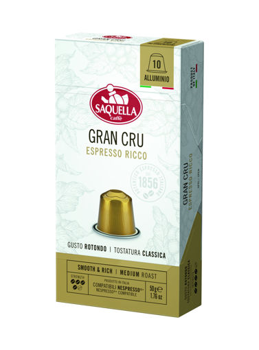 Slika Saquella kapsule Gran Cru Nespresso 50g - 10/1