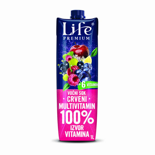 Slika LIFE PREMIUM CRVENI MULTIVITAMIN TPA 1L 1/12