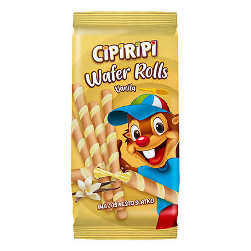 Slika Cipiripi wafers rolls vanila 150 g