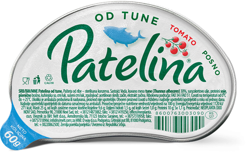 Slika Patelina tuna tomato 60 g 
