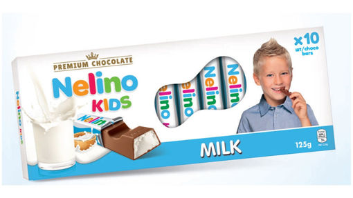 Slika NELINO KIDS mlečna čokolada sa mlečnim punjenjem 125g