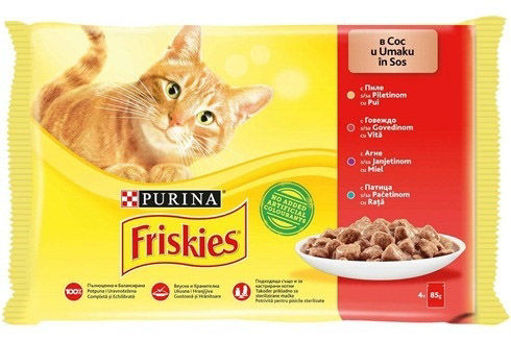 Slika Friskies preliv CAT Meso 4x85 g