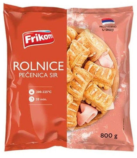 Slika Rolnice pecenica sir 800 g Frikom 