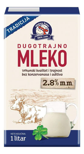 Slika Mleko dugotrajno 2.8% 1 L Sabac
