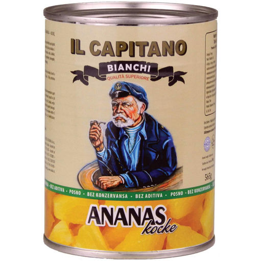Slika Ananas komadici 580 ml Il Capitano