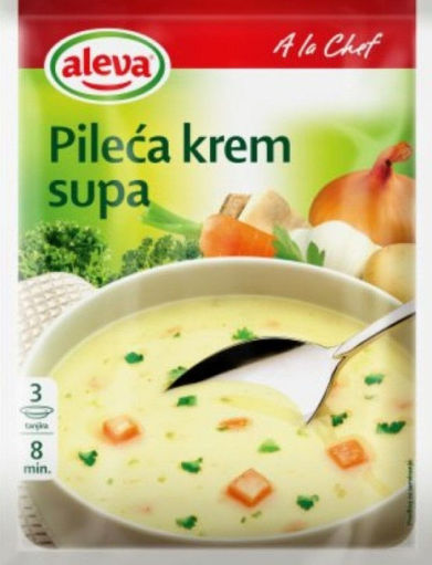Slika Supa krem pileca 49 g Aleva