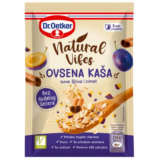 Slika Natural Ovs kaša šljiva cimet 55g