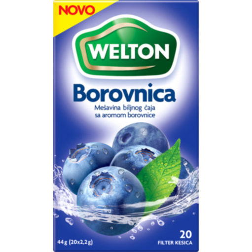Slika Caj Borovnica 44 g Welton