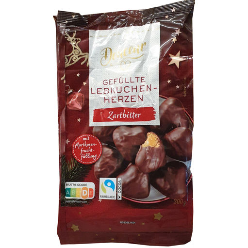 Slika Medeno srce 300 g Kajsija crna cok