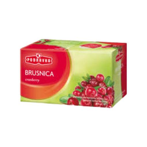 Slika Caj Brusnica 40 g Podravka