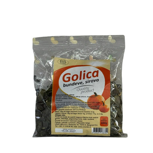 Slika Golica bundeva sirova 100g Unac