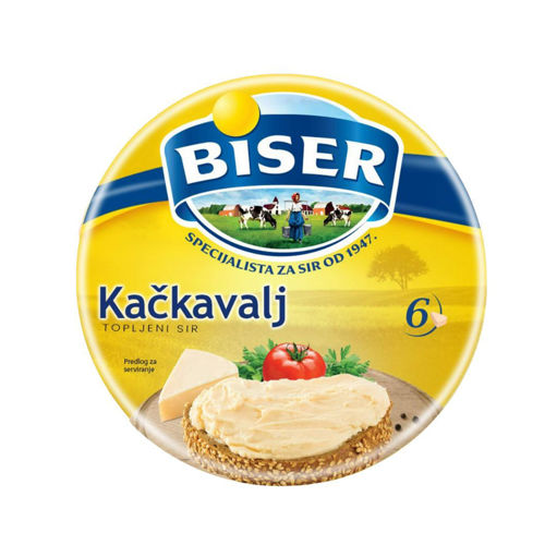 Slika Biser topljeni sir kackavalj 140 g
